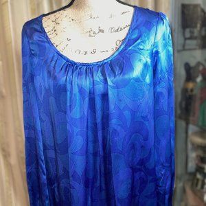 Silk Royal Blue Dress